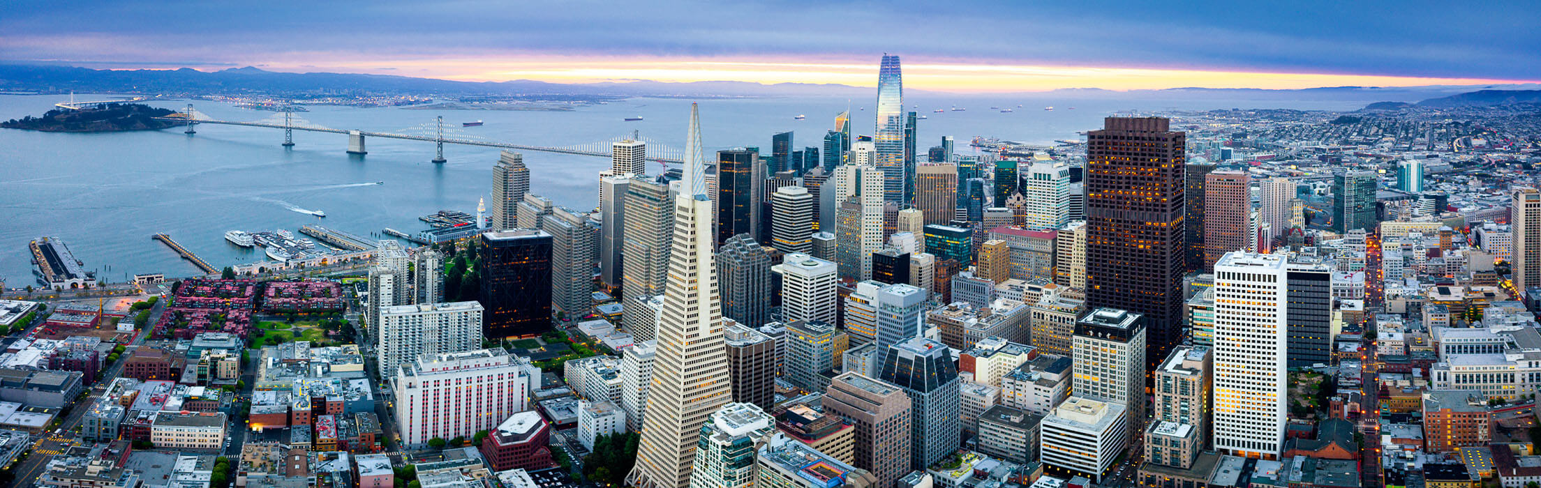 Aerial view of San Francisco